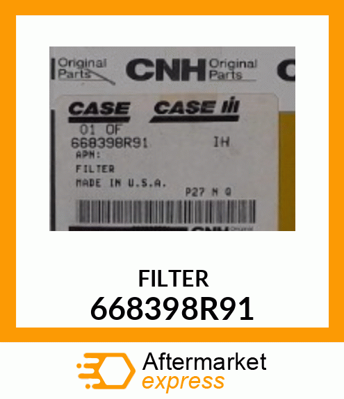 FILTER 668398R91