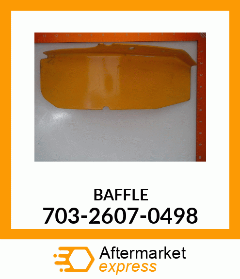 BAFFLE 703-2607-0498