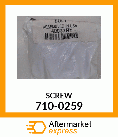 SCREW 710-0259