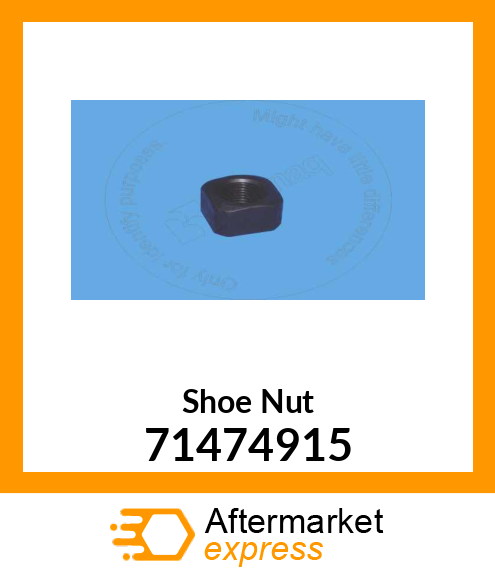 Shoe Nut 71474915