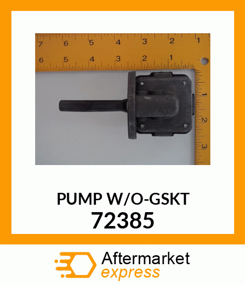 PUMP_W/O-GSKT 72385