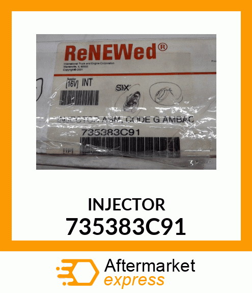 INJECTOR 735383C91