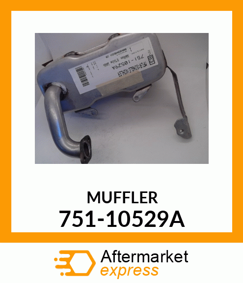 MUFFLER 751-10529A