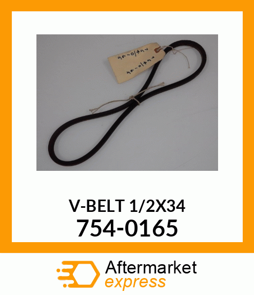 V-BELT1/2X34 754-0165