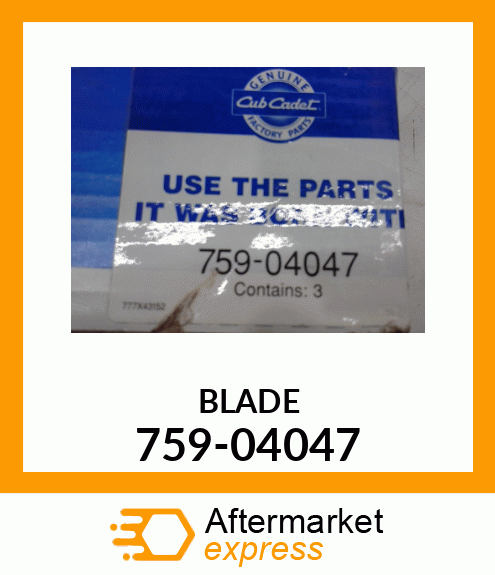 BLADE 759-04047