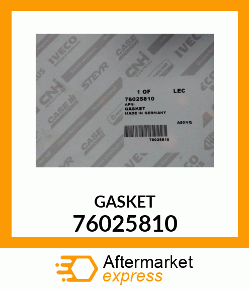 GASKET 76025810