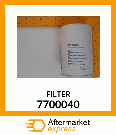 FILTER 7700040