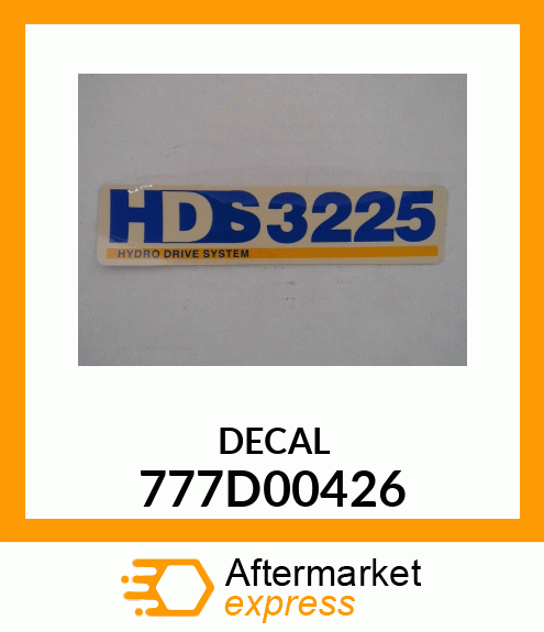 DECAL 777D00426