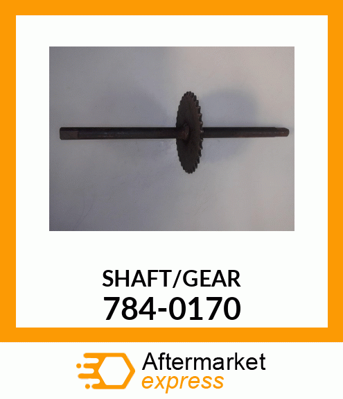 SHAFT/GEAR 784-0170