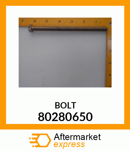 BOLT 80280650