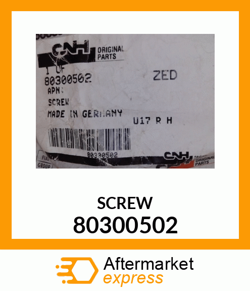 SCREW 80300502