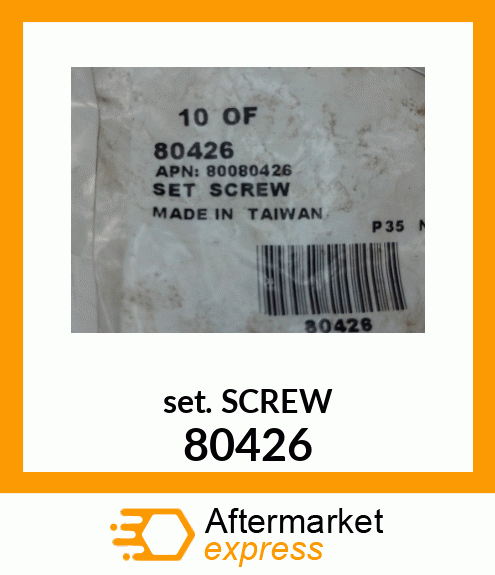 SETSCREW 80426