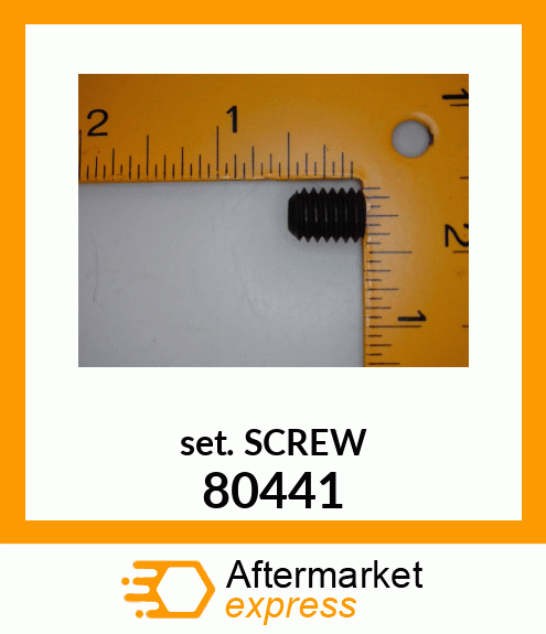 SETSCREW 80441