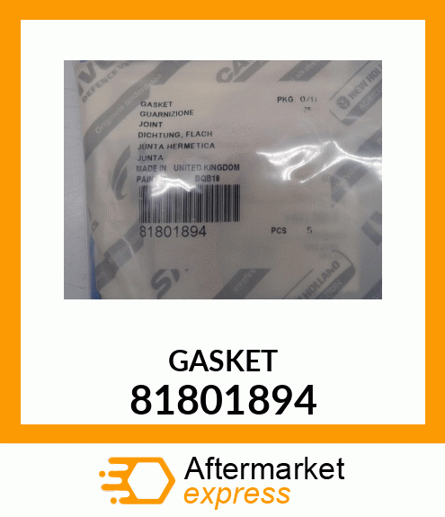 GASKET 81801894