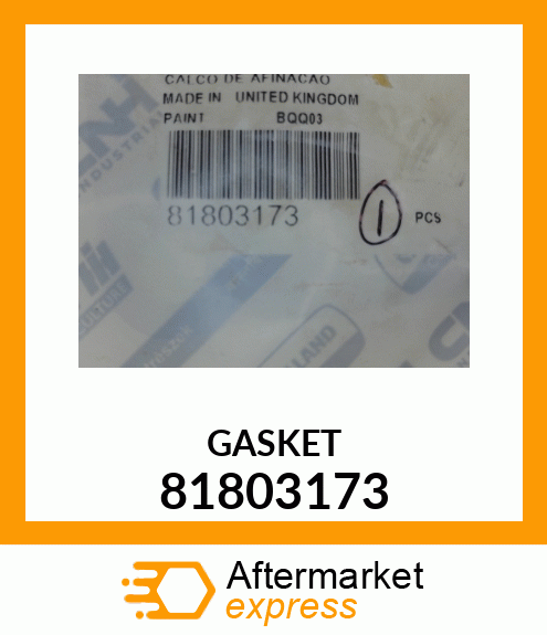 GASKET 81803173