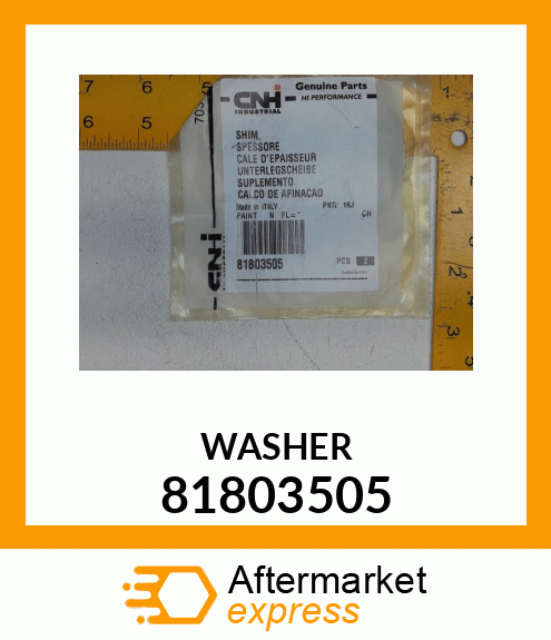 WASHER 81803505