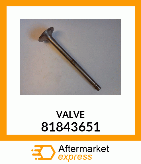 VALVE 81843651