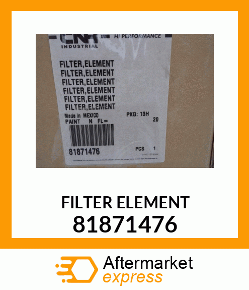 FILTER ELEMENT 81871476