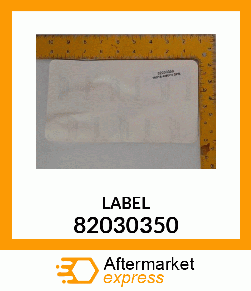 LABEL 82030350