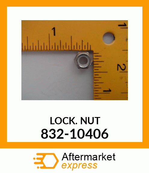 NUT 832-10406