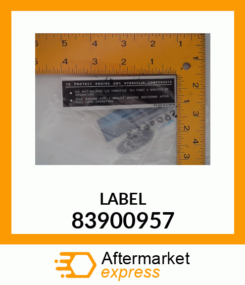 LABEL 83900957