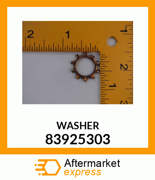 WASHER 83925303