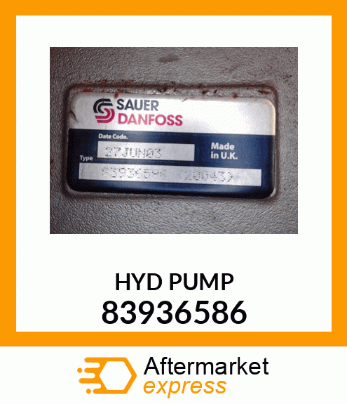 HYDPUMP 83936586