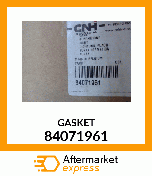 GASKET 84071961