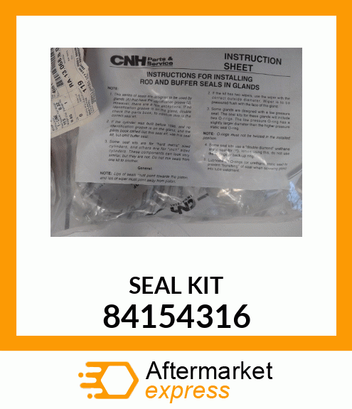 Hydraulic Seal Kit 84154316