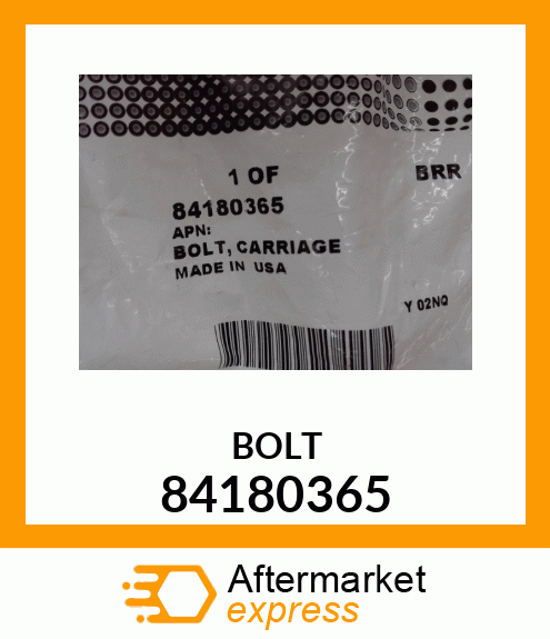 BOLT 84180365