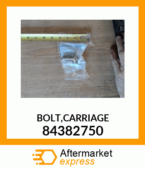 BOLT,CARRIAGE 84382750