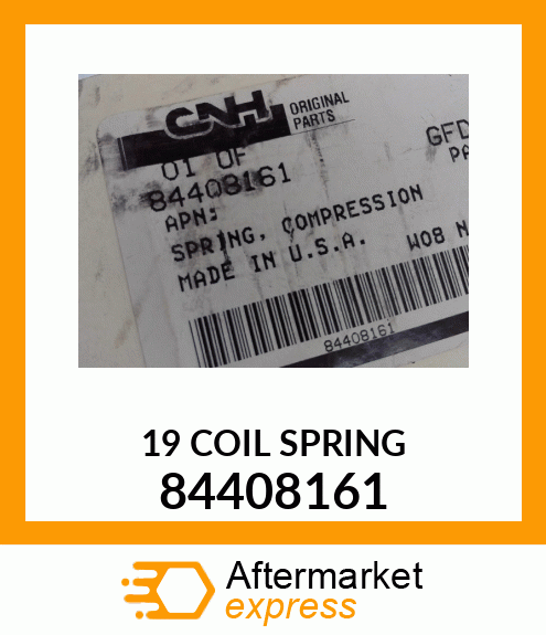 19 COIL SPRING 84408161