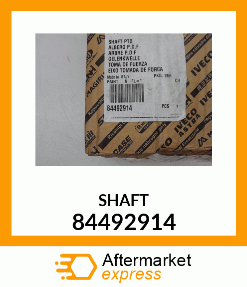 SHAFT 84492914