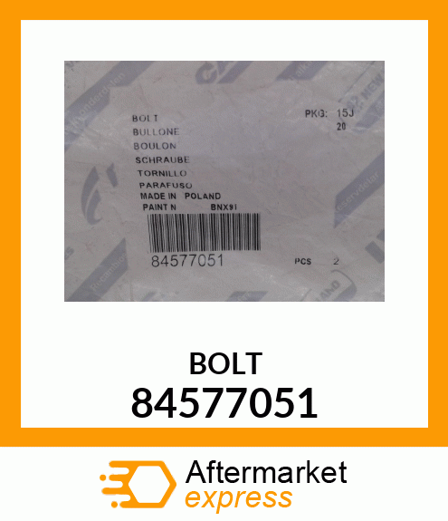 BOLT 84577051