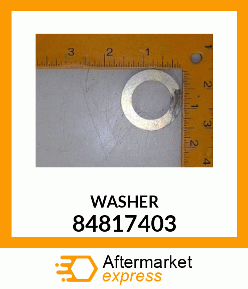 WASHER 84817403