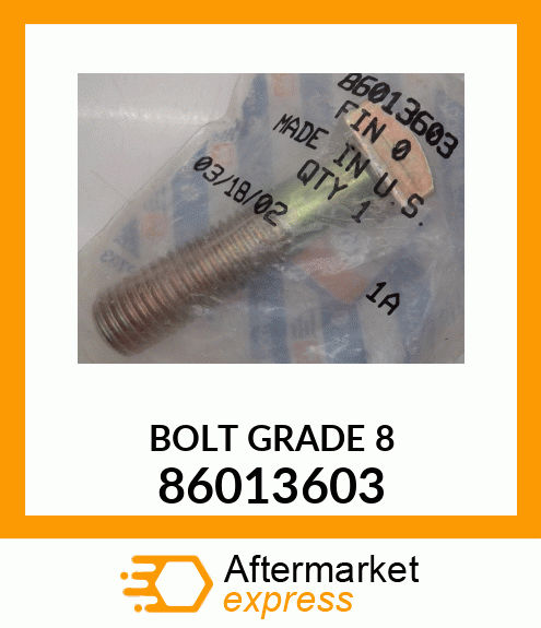 BOLT 86013603