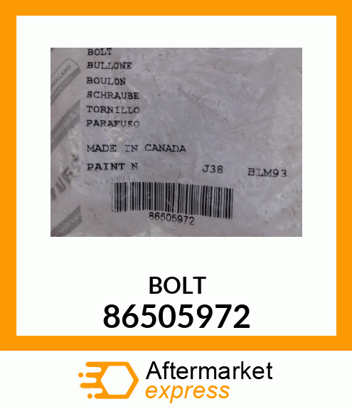 BOLT 86505972