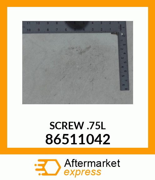 SCREW.75L 86511042