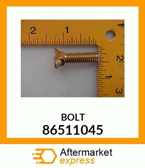 BOLT 86511045