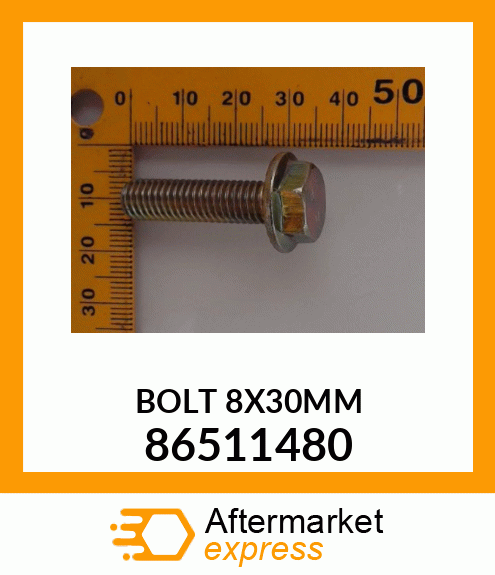 BOLT8X30MM 86511480