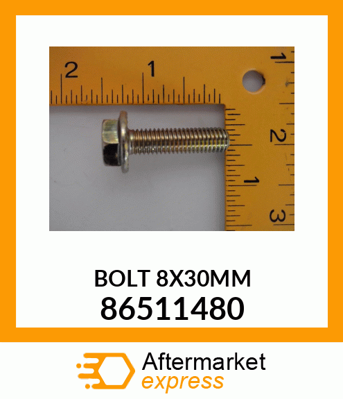 BOLT8X30MM 86511480