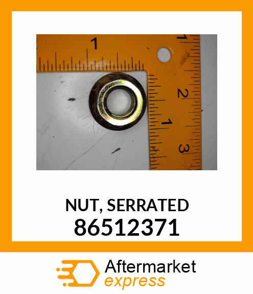 NUT,SERRATED 86512371