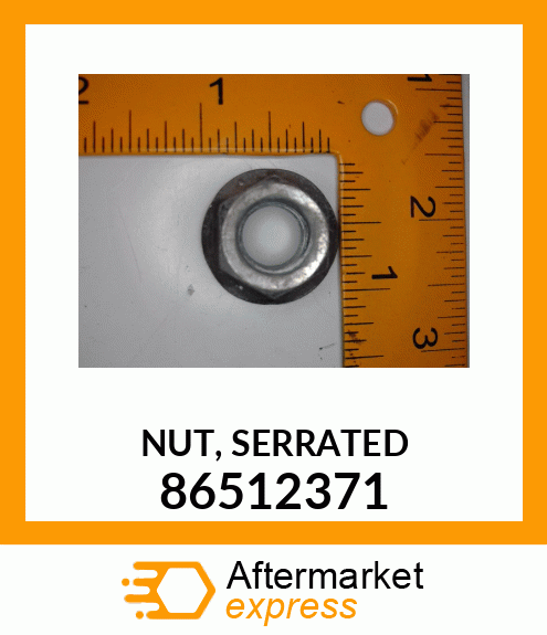 NUT,SERRATED 86512371