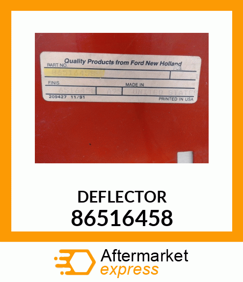 DEFLECTOR 86516458