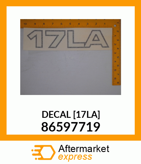 DECAL[17LA] 86597719