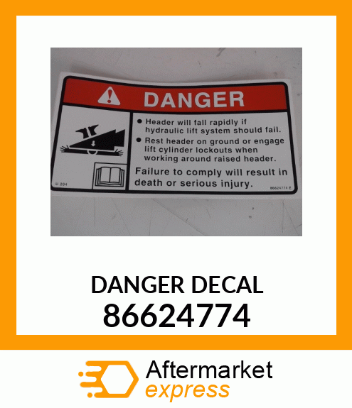 DANGERDECAL 86624774