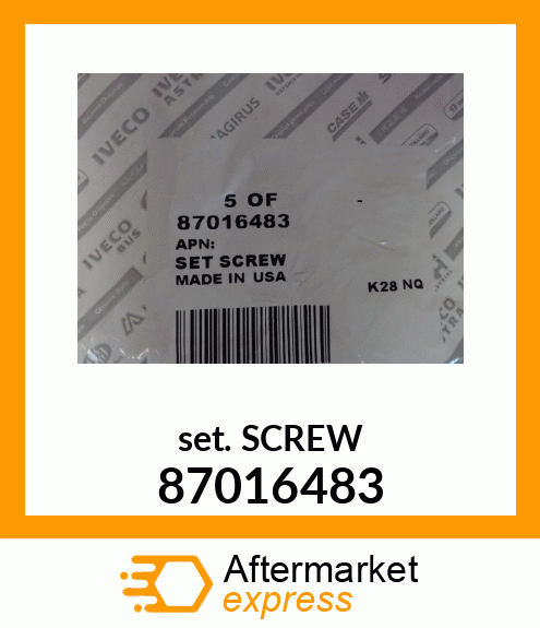 S.SCREW 87016483