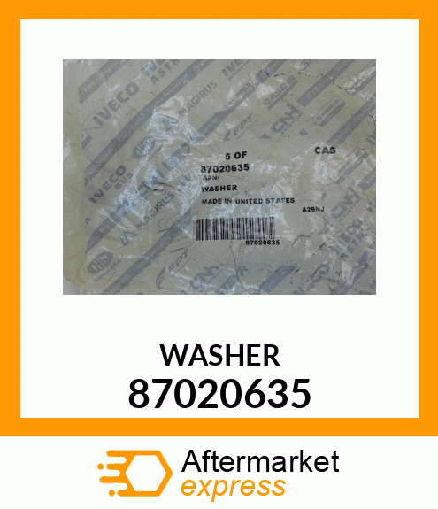 WASHER 87020635