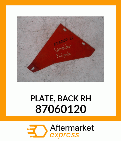 PLATE,BACK 87060120