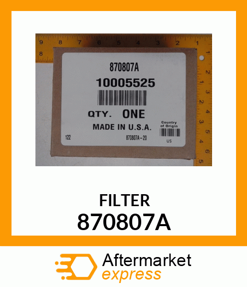 FILTER 870807A